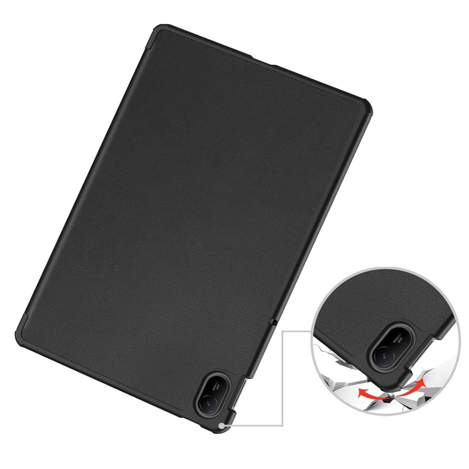 Husa EtuiTab compatibila cu Huawei MatePad SE 11", protecție, suport, negru, 11 inchi
