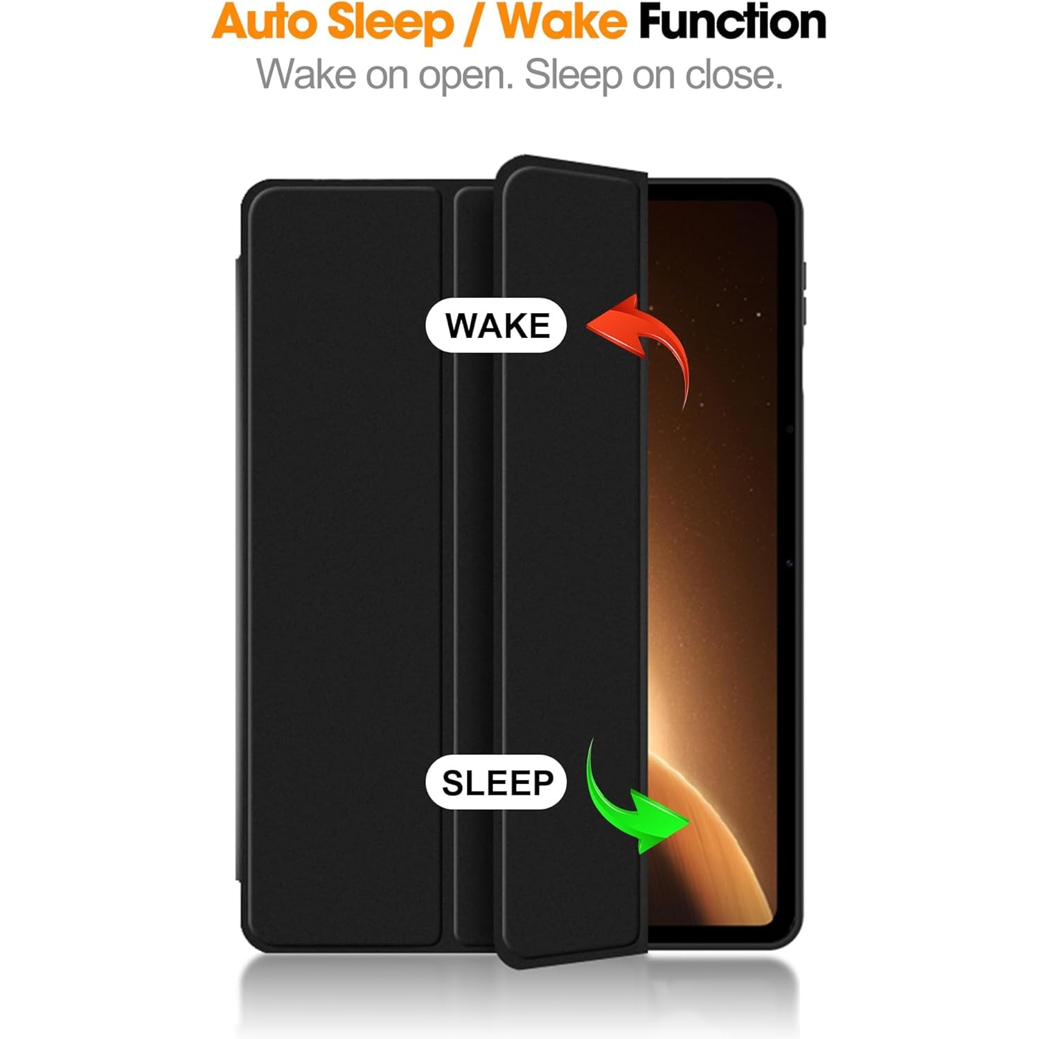 Husa de protectie tableta pentru OnePlus Pad 2/OnePlus Pad Pro 12.1'', cu protectie automata de somn, Roz