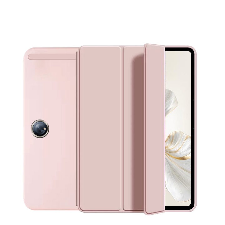 Husa de protectie tableta pentru OnePlus Pad 2/OnePlus Pad Pro 12.1'', cu protectie automata de somn, Roz