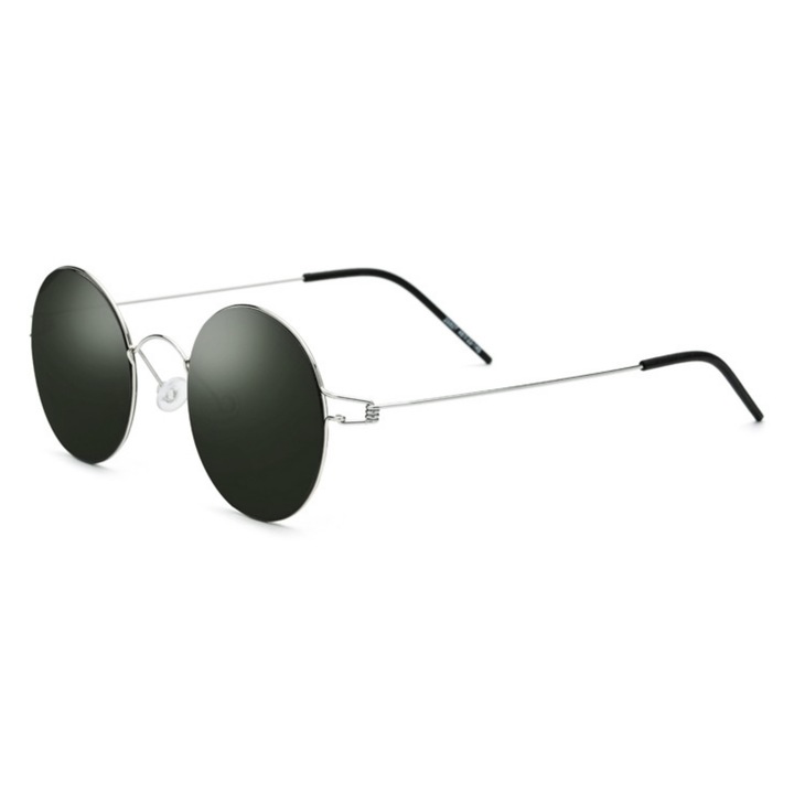 Női napszemüveg, fémkeretes, ezüst színű