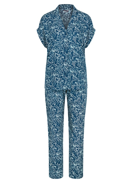 Дамска пижама Triumph, 10222611, Вискоза, 36 EU, Синя