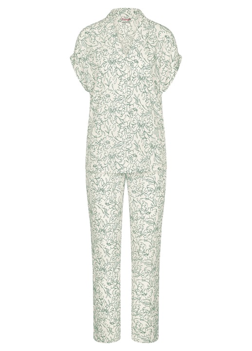 Дамска пижама Triumph, 10222611, Вискоза, 40 EU, Зелена