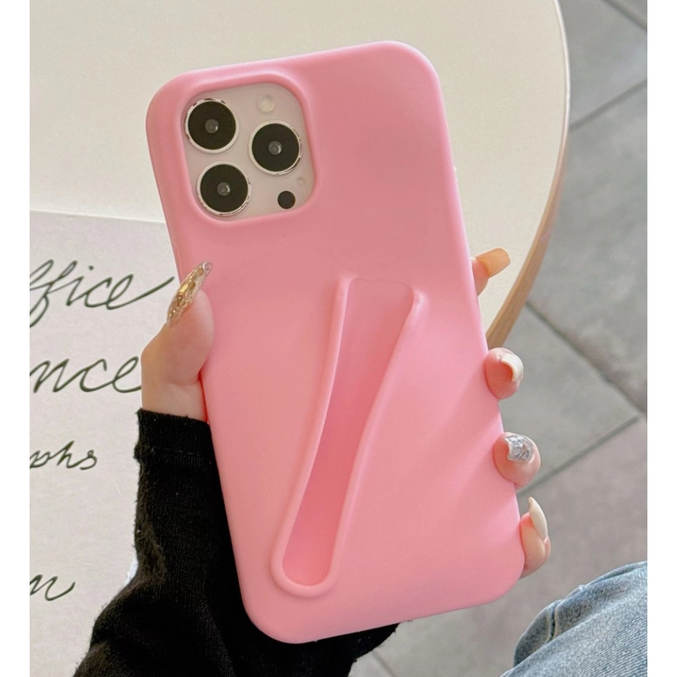 Carcasa telefon, silicon, roz, pentru iPhone 16 Pro Max
