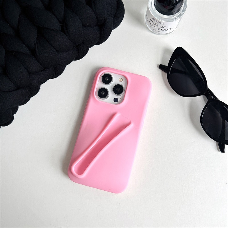 Carcasa telefon, silicon, roz, pentru iPhone 16 Pro Max