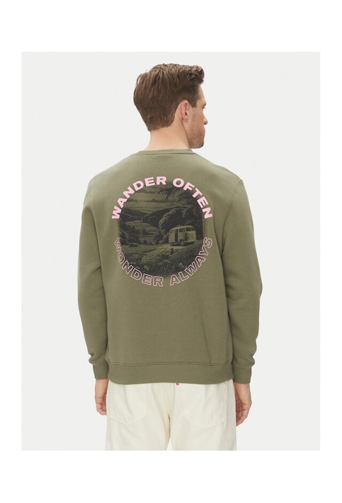 Hunter Férfi Pulóver, HARM0058251, Pamut/Poliészter, Khaki, Khaki