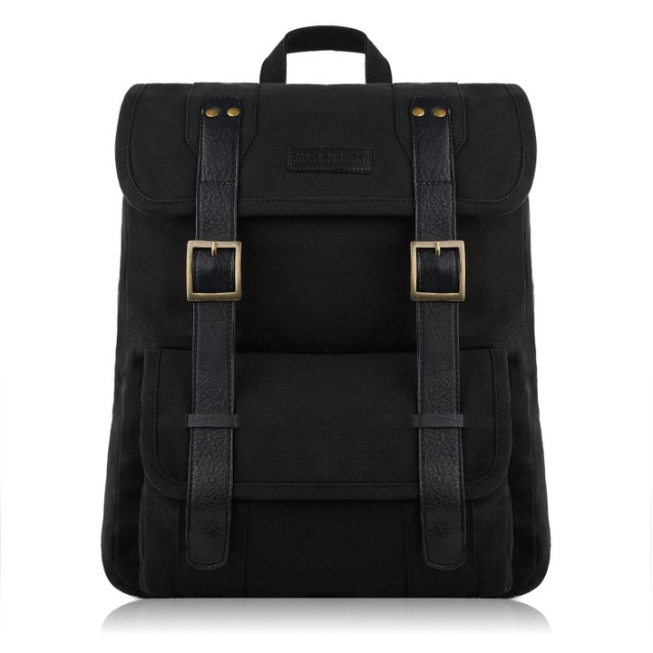 Rucsac barbasc pentru laptop Paolo Peruzzi E-05, negru