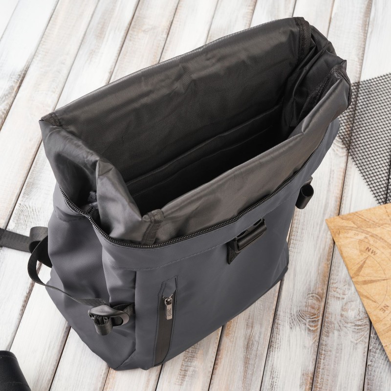 Rucsac unisex pentru laptop, gri, 40x26x15cm