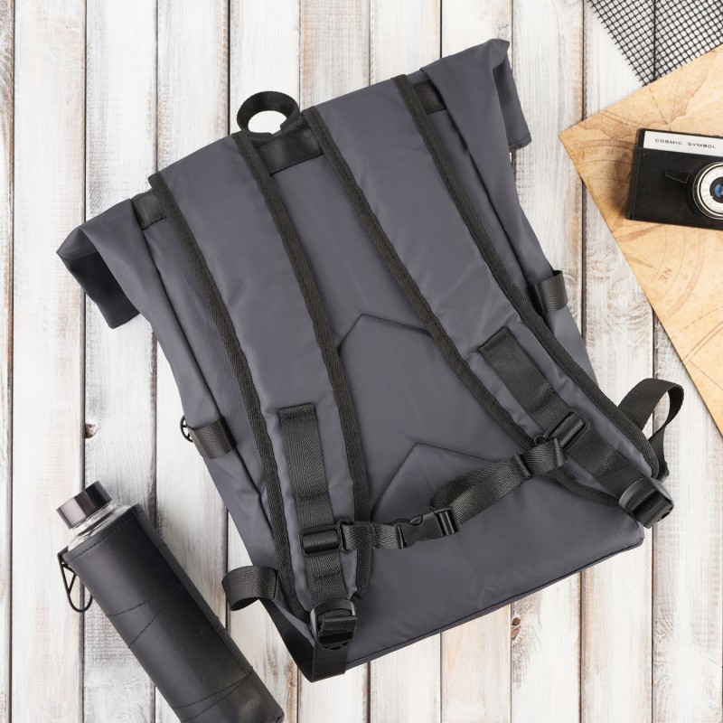 Rucsac unisex pentru laptop, gri, 40x26x15cm