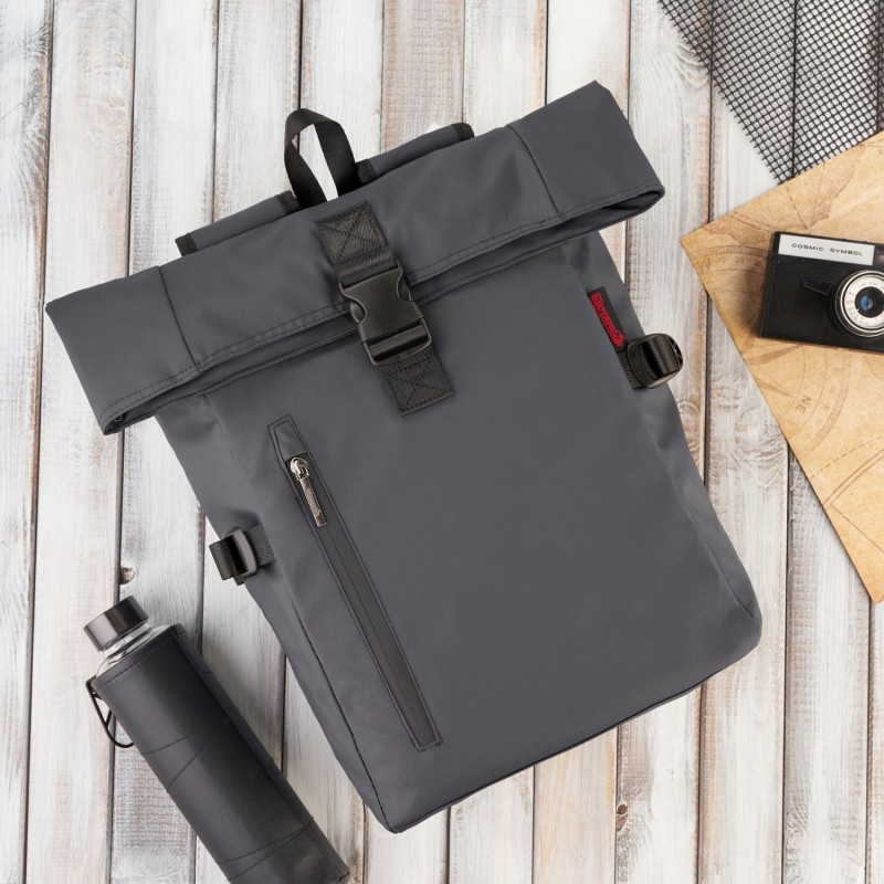 Rucsac unisex pentru laptop, gri, 40x26x15cm