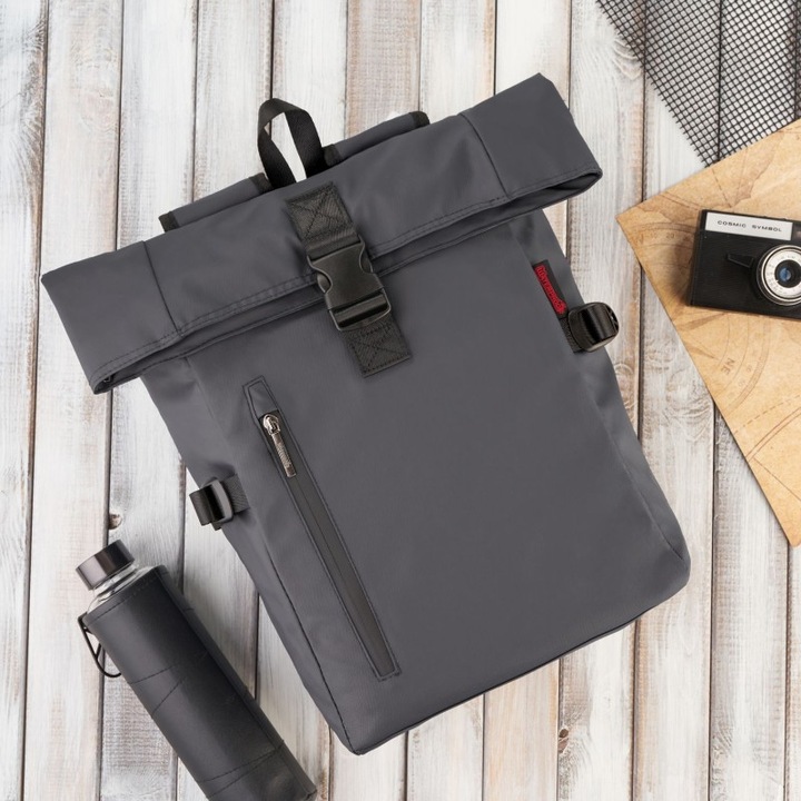 Rucsac unisex pentru laptop, gri, 40x26x15cm