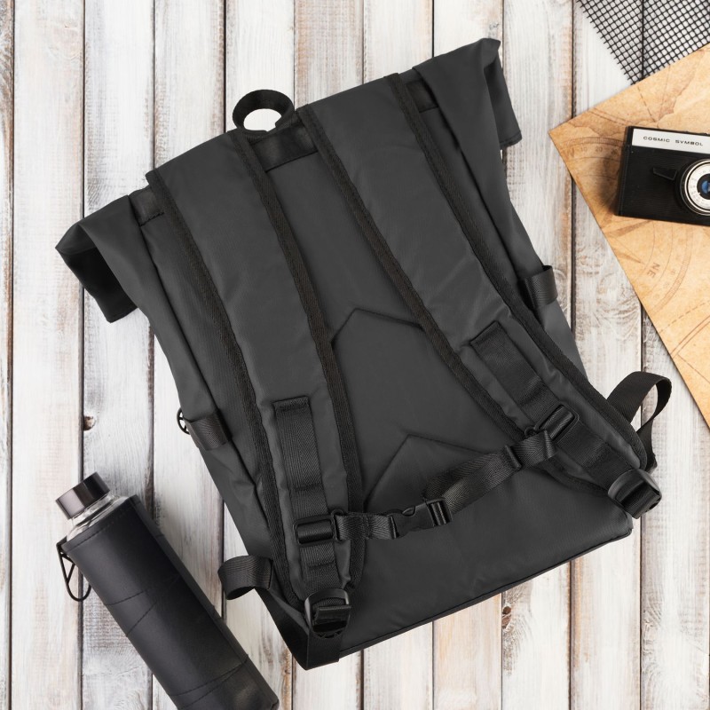 Rucsac unisex SP-11-BL, negru, waterproof