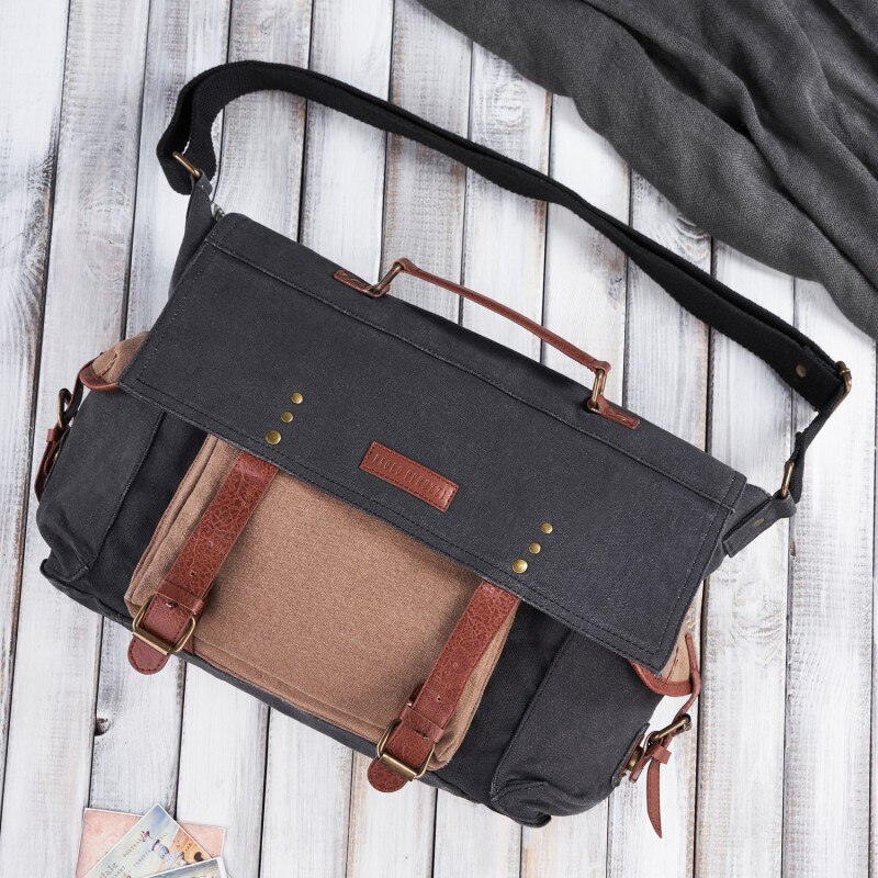 Geanta laptop A4, Paolo Peruzzi, negru