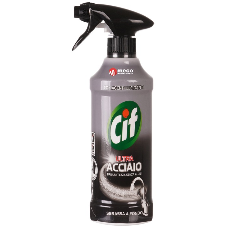 Spray pentru suprafete din inox Cif Ultra Acciaio 500ml