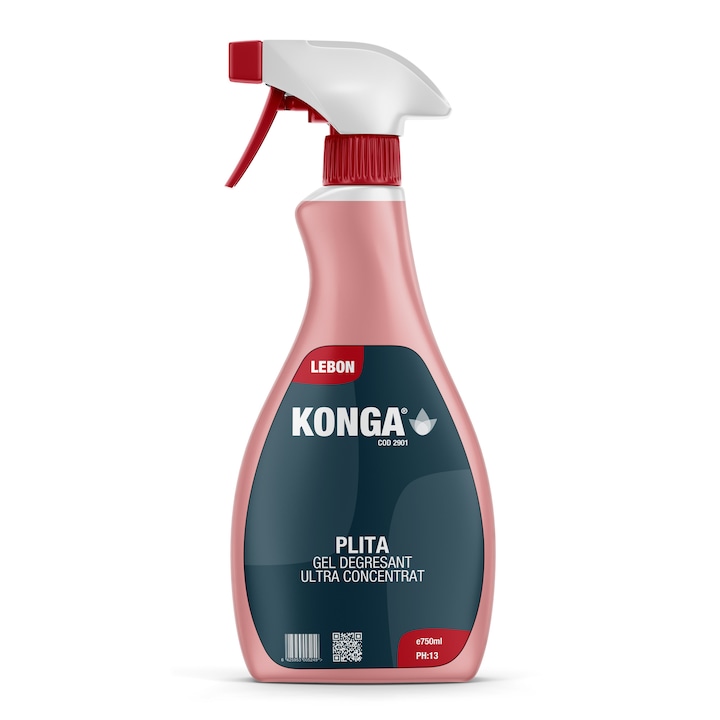 Gel degresant pentru Plite, Cuptoare si Grasimi Arse, 750ml cu pulverizator, Uz Profesional cu dilutie 1:10