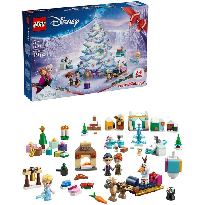 LEGO® Disney Princess - Jégvarázs Adventi naptár 2025 43273, 231 db