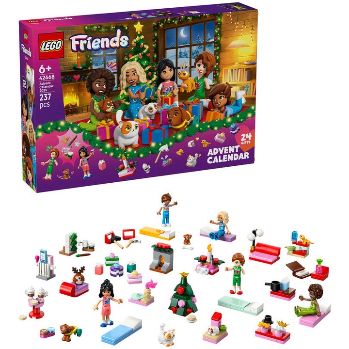 LEGO® Friends - Adventi naptár 2025 42668, 237 db