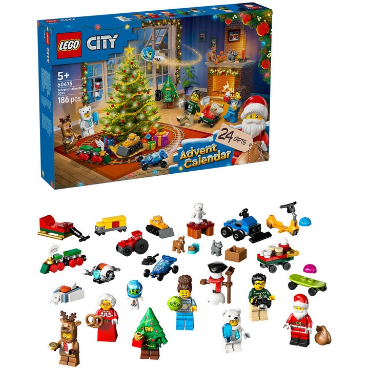 LEGO® City - Adventi naptár 2025 60475, 186 db