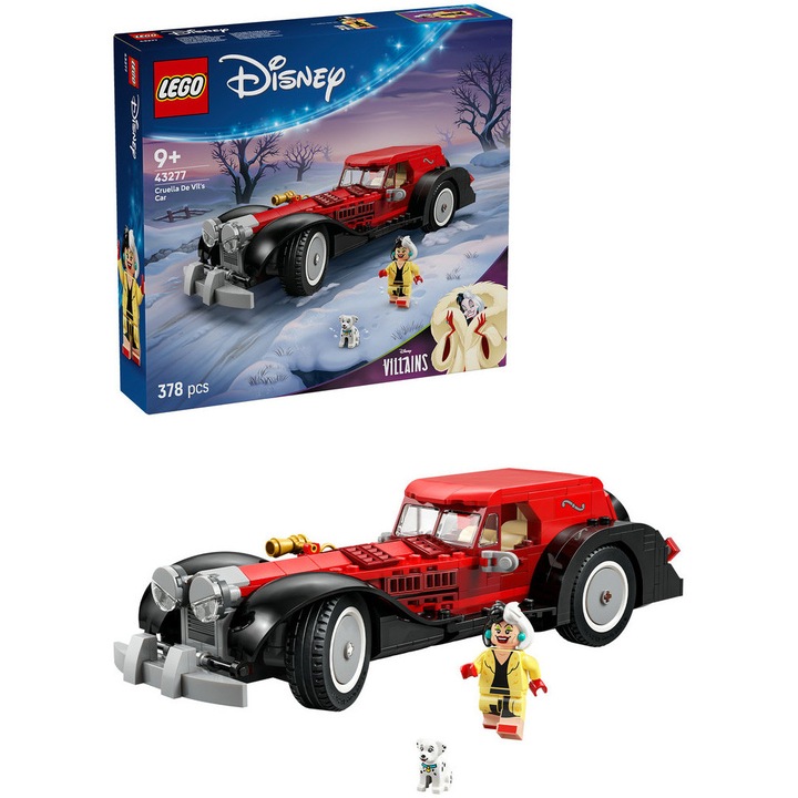 LEGO® Disney Classic - Szörnyella de Frász autója 43277, 378 db