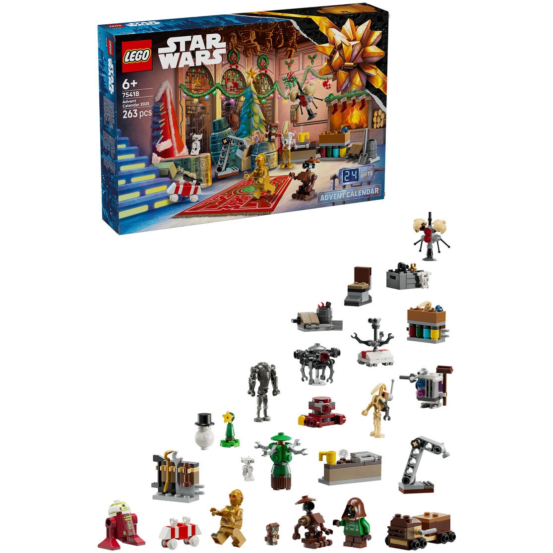 LEGO® Star Wars TM - Calendar de advent 75418, 263 piese