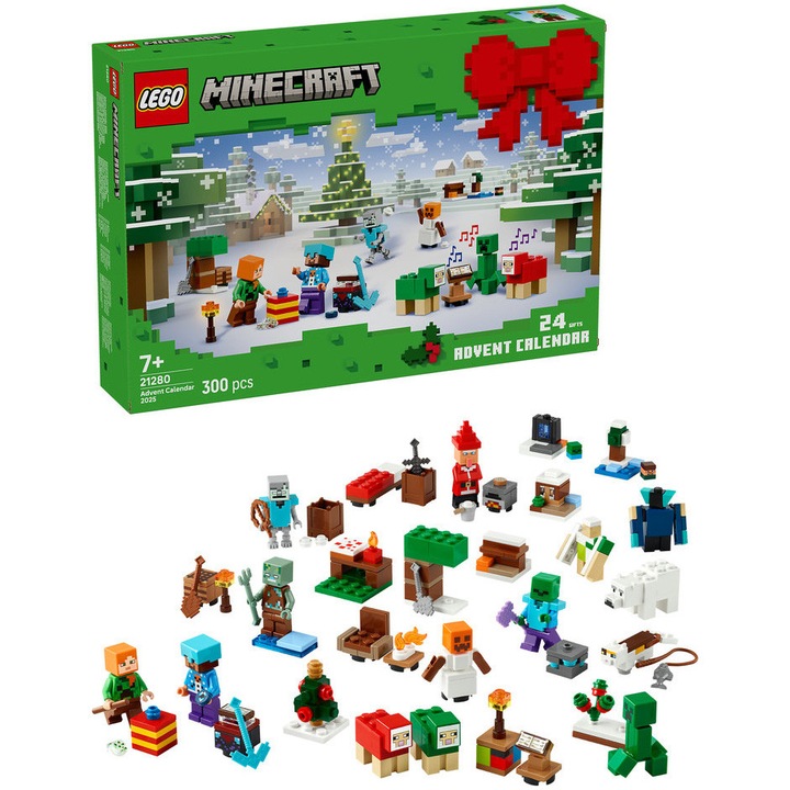 LEGO® Minecraft - Adventi naptár 2025 21280, 300 db