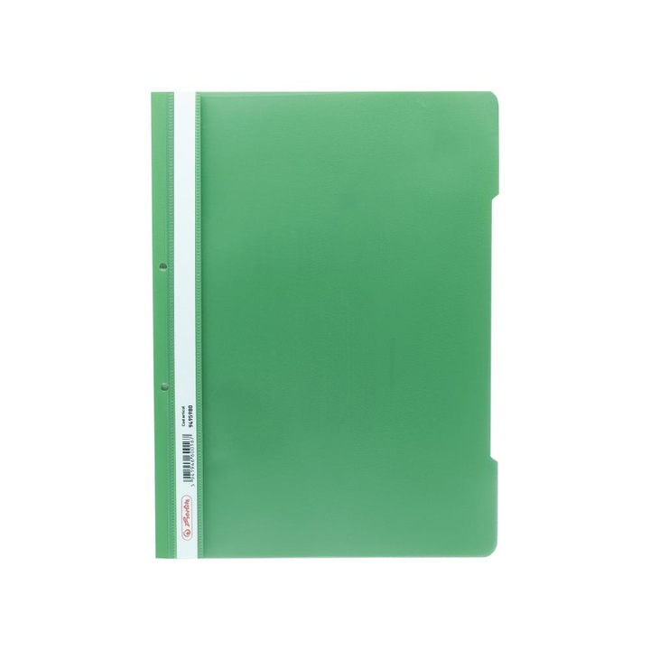 A4-es PP perforált sínmappa halványzöld darab