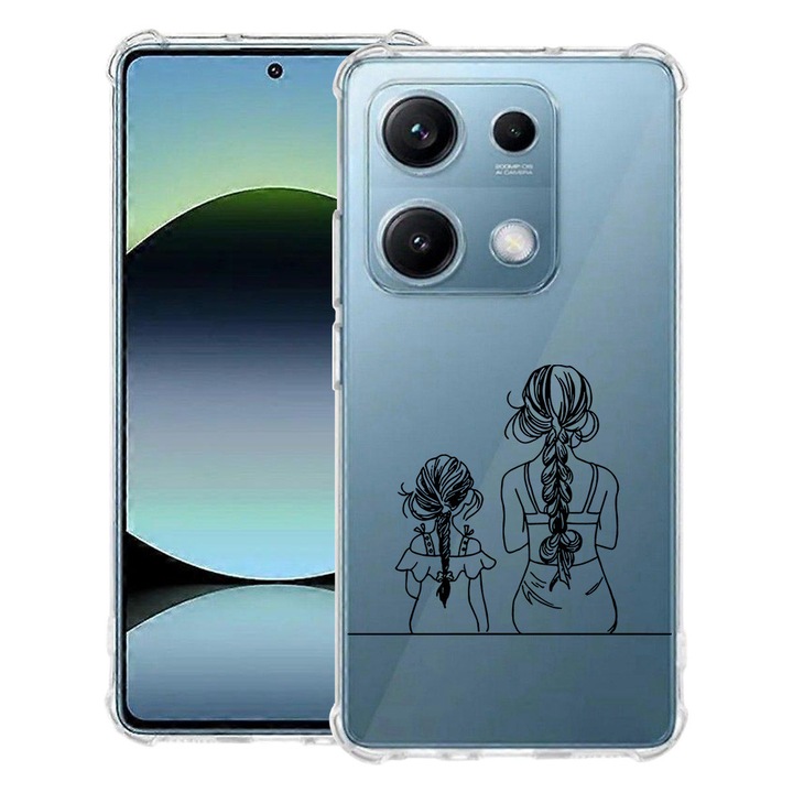 BestCase® Ütésálló tok Xiaomi Redmi 15C 5G (173mm) telefonhoz, Anya és lánya mintával, megerősített 4 sarokkal, 2099964 AS 1048