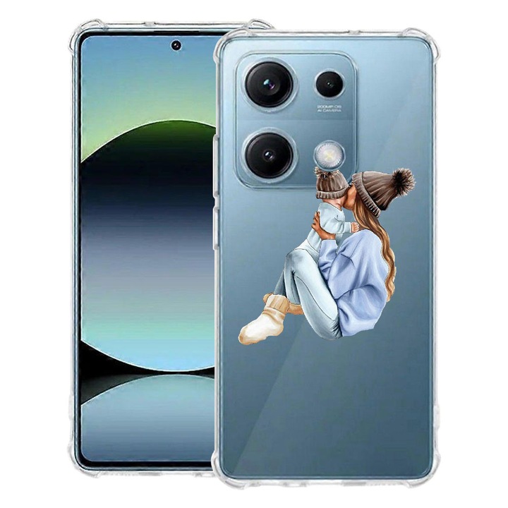 BestCase® Ütésálló tok OPPO Reno13-hoz Lány Anya fiúval dizájnnal, 2052059 AS 562
