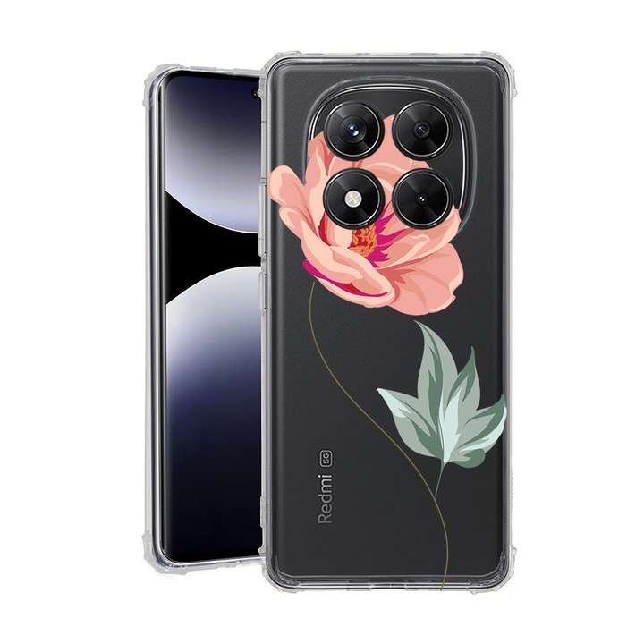 BestCase® Husa pentru Xiaomi Redmi Note 15 Pro Plus 5G cu Design Rose, Anti Shock, Reinforced 4 Corners, 2078502 AS 127