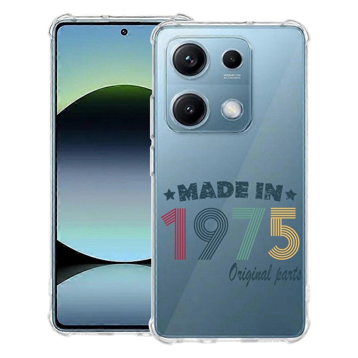 BestCase® Устойчив на удари калъф, съвместим с OPPO A6 Pro, с оригинален дизайн Parts 1975, подсилени 4 ъгъла, 2099996 AS 1992