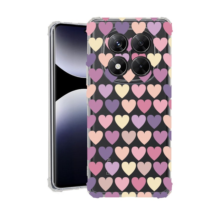 BestCase® Husa pentru Xiaomi Redmi Note 15 Pro Plus 5G cu Design Hearth, Anti Shock, Reinforced 4 Corners, 2078502 AS 34