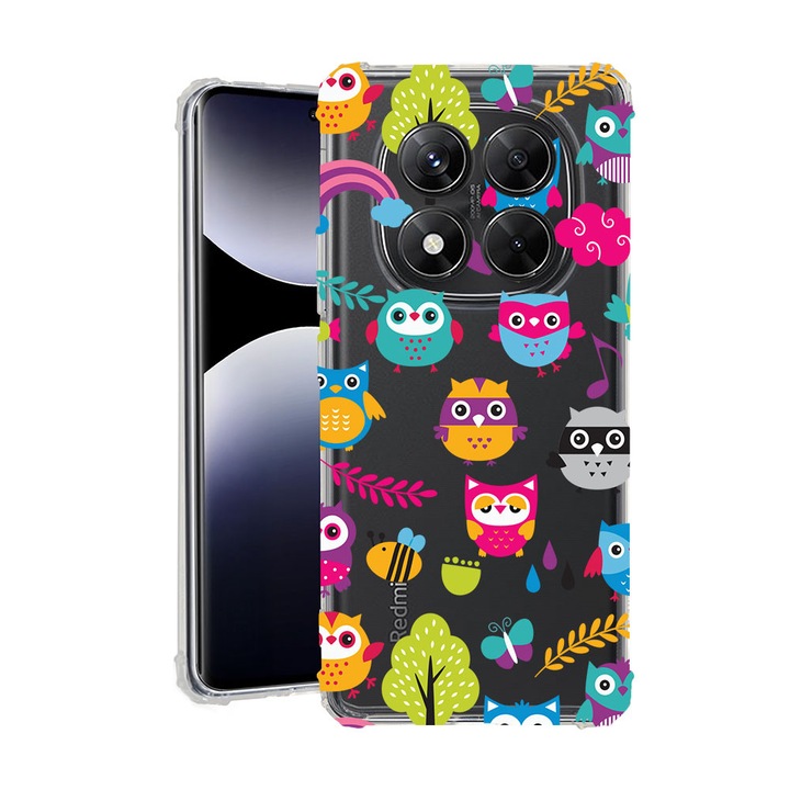 BestCase® Husa Anti Shock pentru Xiaomi Redmi Note 14 Pro 4G, Owl, 1997764 AS 43