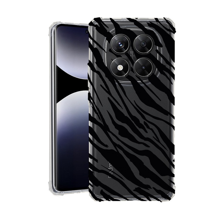 BestCase® Husa pentru Xiaomi Redmi Note 15 Pro Plus 5G cu Design Zebra Pattern, Anti Shock, Reinforced 4 Corners, 2078502 AS 1059