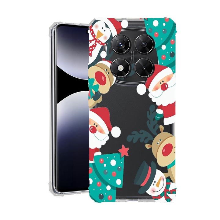 BestCase® Husa pentru Xiaomi Redmi Note 15 Pro Plus 5G cu Design Xmas, Anti Shock, Reinforced 4 Corners, 2078502 AS 338