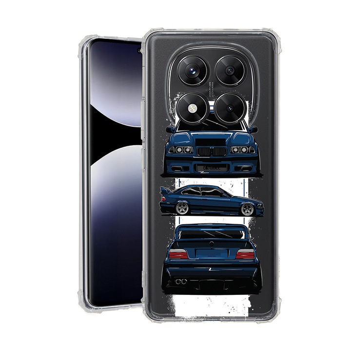 BestCase® Husa pentru Xiaomi Redmi Note 15 Pro Plus 5G cu Design The BMW E36, Anti Shock, Reinforced 4 Corners, 2078502 AS 1446