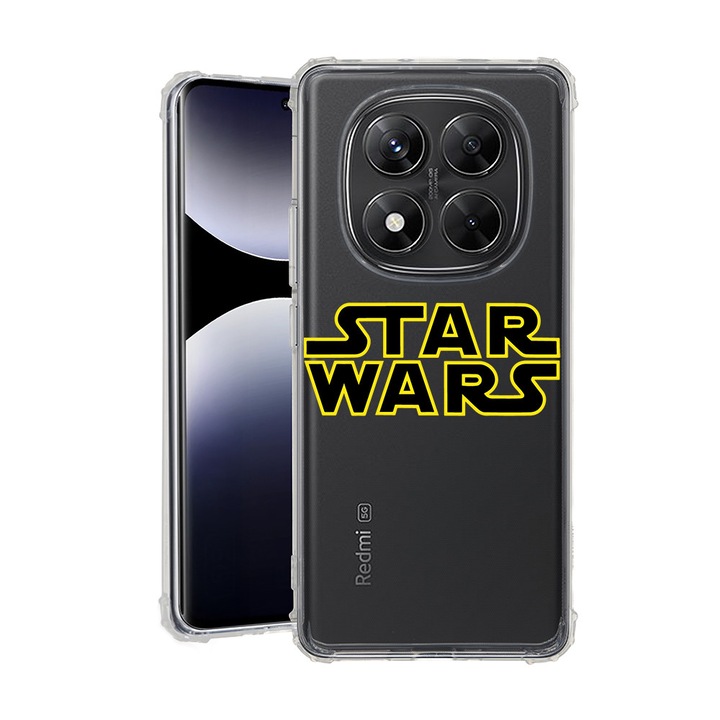 BestCase® Husa pentru Xiaomi Redmi Note 15 Pro Plus 5G cu Design Star Wars, Anti Shock, Reinforced 4 Corners, 2078502 AS 1634