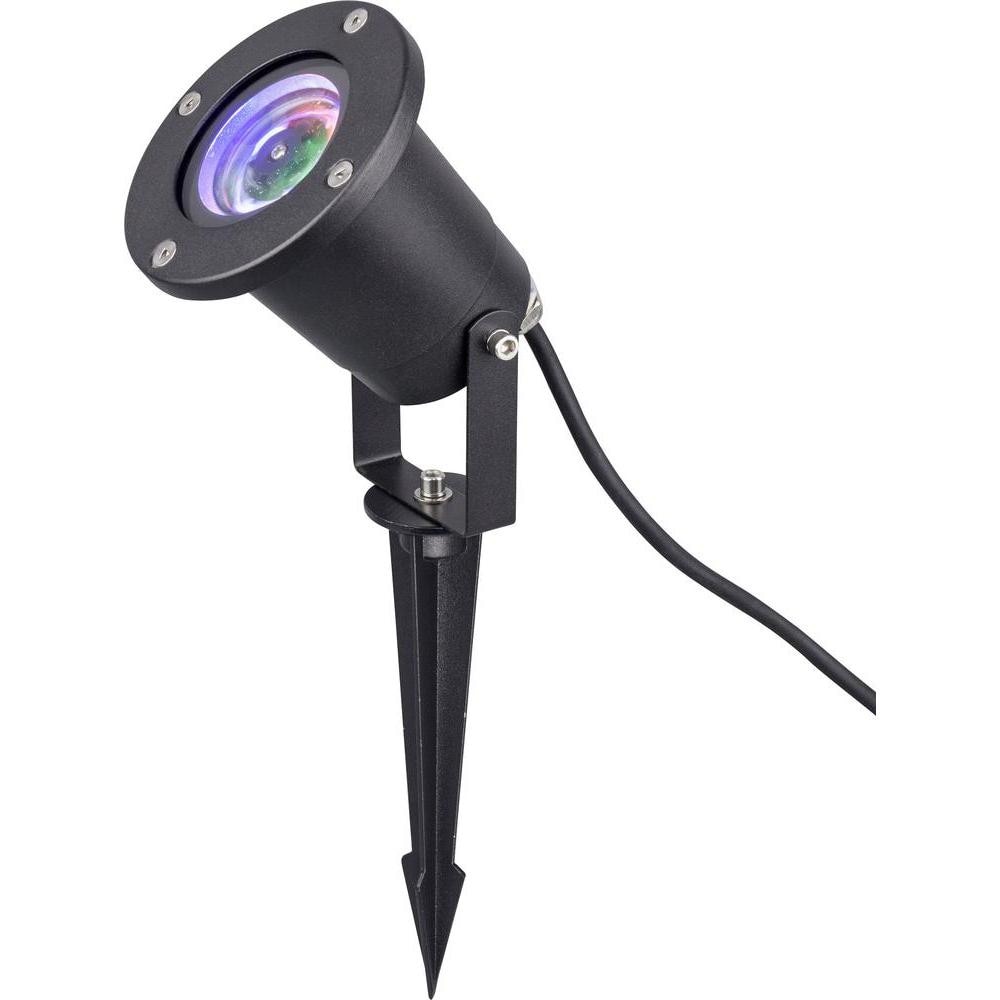 Laser exterior simplu Full Electric, fulgi de zapada, ip65, 5w,