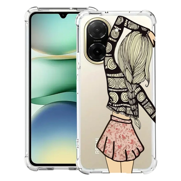 BestCase® Husa Anti Shock pentru Xiaomi Redmi A5, Girl Friend, 2030996 AS 188