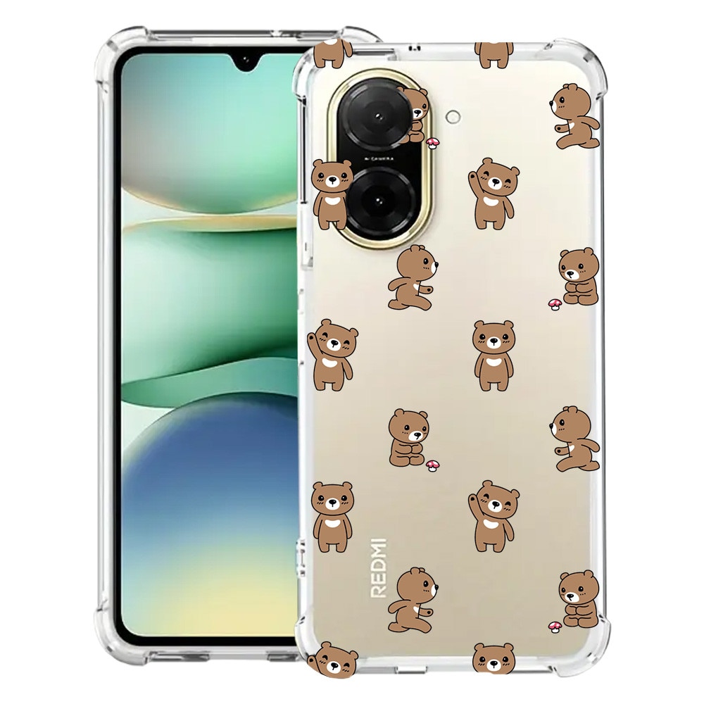 BestCase® Husa Anti Shock pentru Xiaomi Redmi A5, Teddy Bear Pattern, 2030996 AS 970