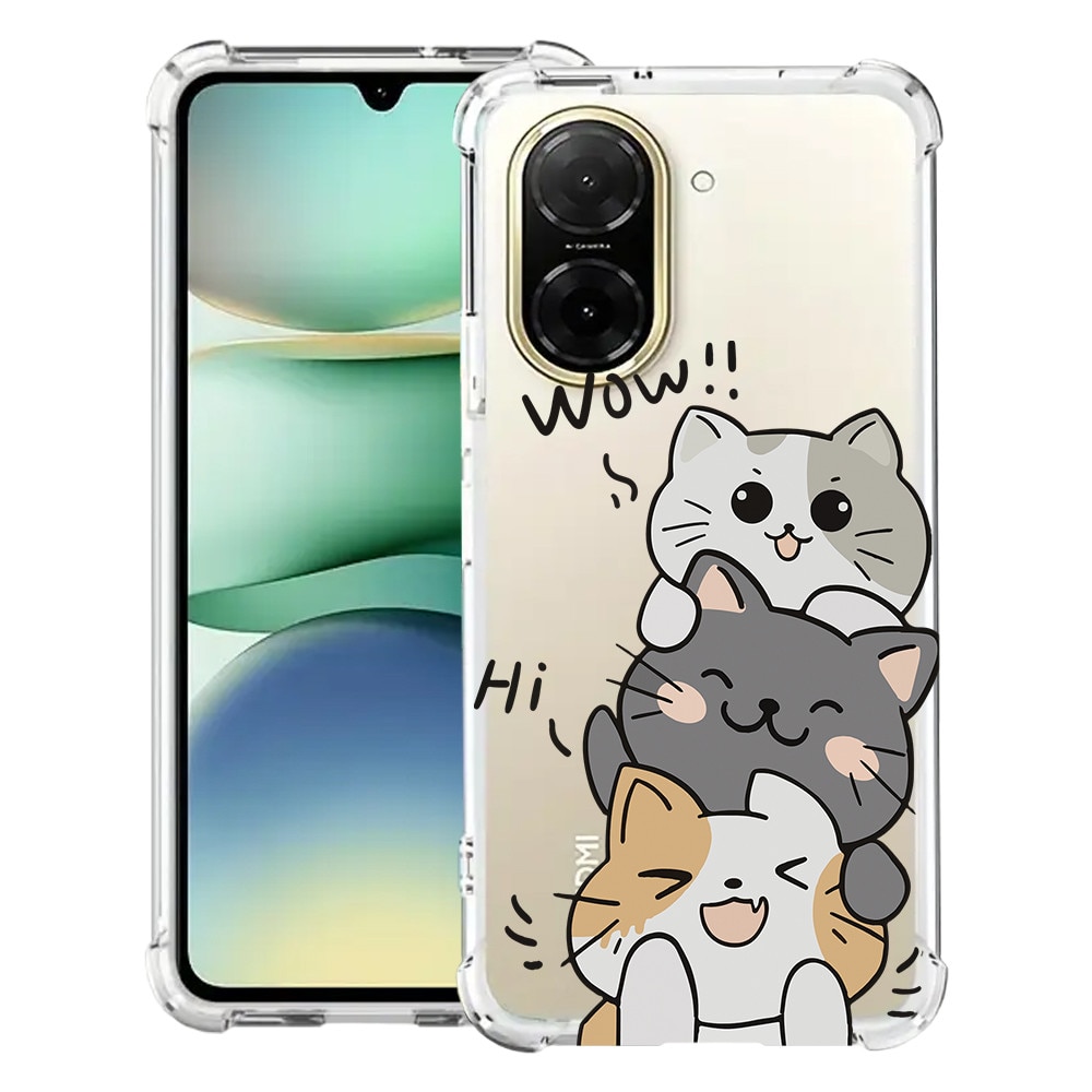 BestCase® Husa Anti Shock pentru Xiaomi Redmi A5, Cat Wow, 2030996 AS 1855