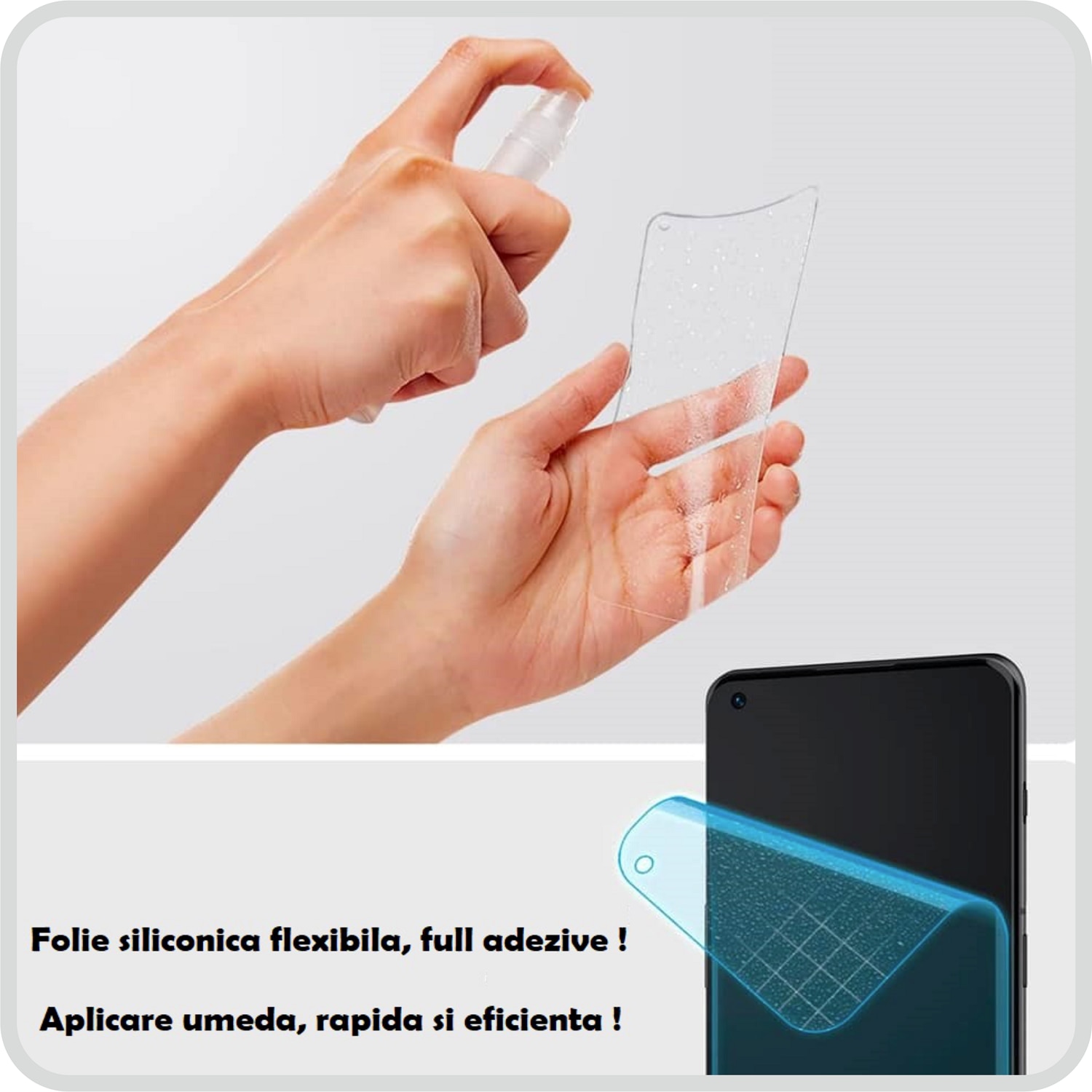 Folie Protectie Ecran iSkinz Matte pentru Motorola Edge 60 Fusion - Case friendly, Siliconica Mata Anti-Amprenta, Anti-Reflex, Adeziva si Flexibila