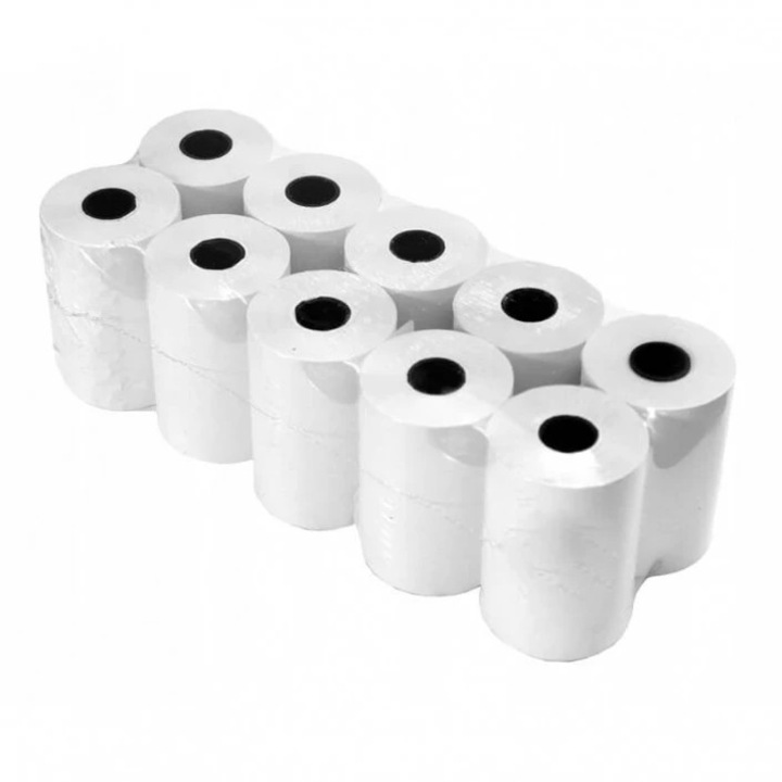 Role termice casa de marcat, set 10 buc, 57 mm x 30 m