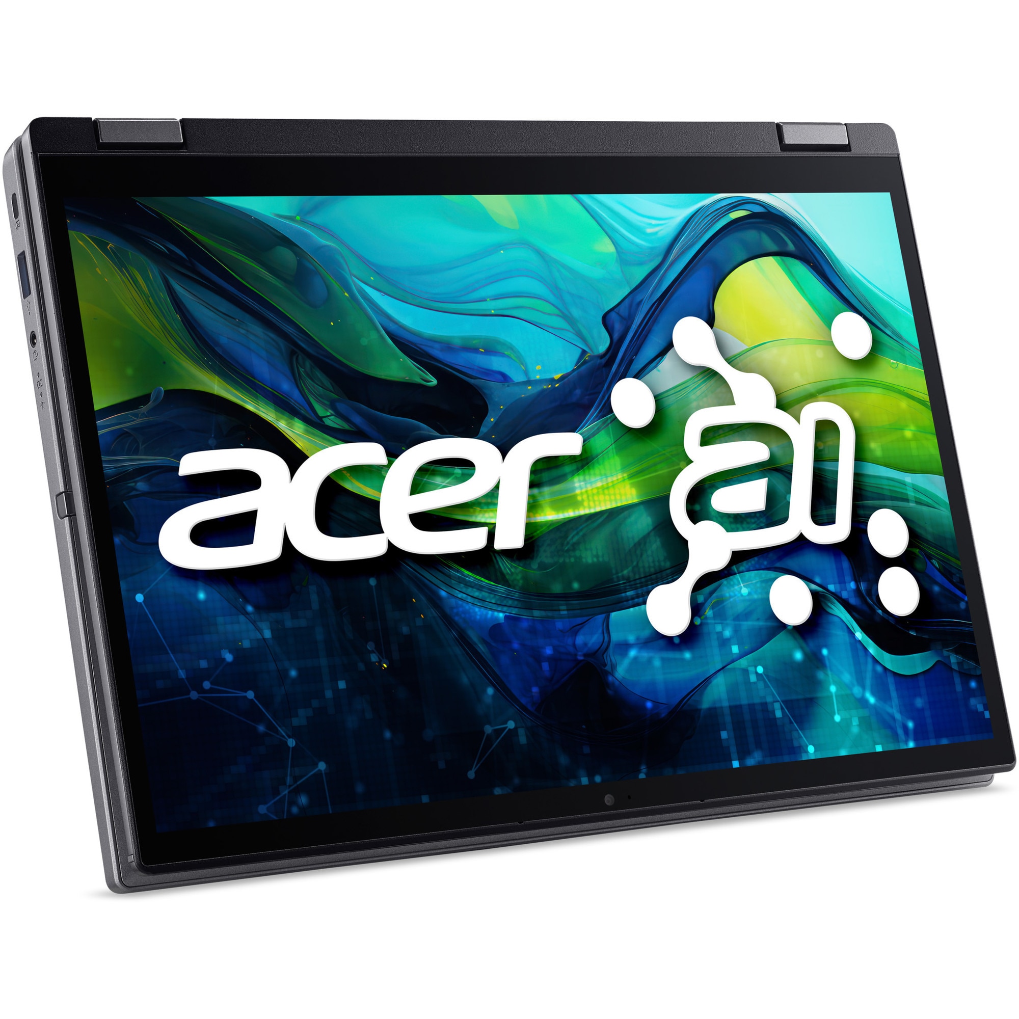 Laptop Acer Aspire Spin 14 ASP14-52MTN-55MD cu procesor Intel® Core™ Ultra 5 115U pana la 4.2GHz, 14", WUXGA, IPS, Touch, 16GB LPDDR5X RAM, 1TB SSD, Intel® Graphics, Windows 11 Home, Steel Gray