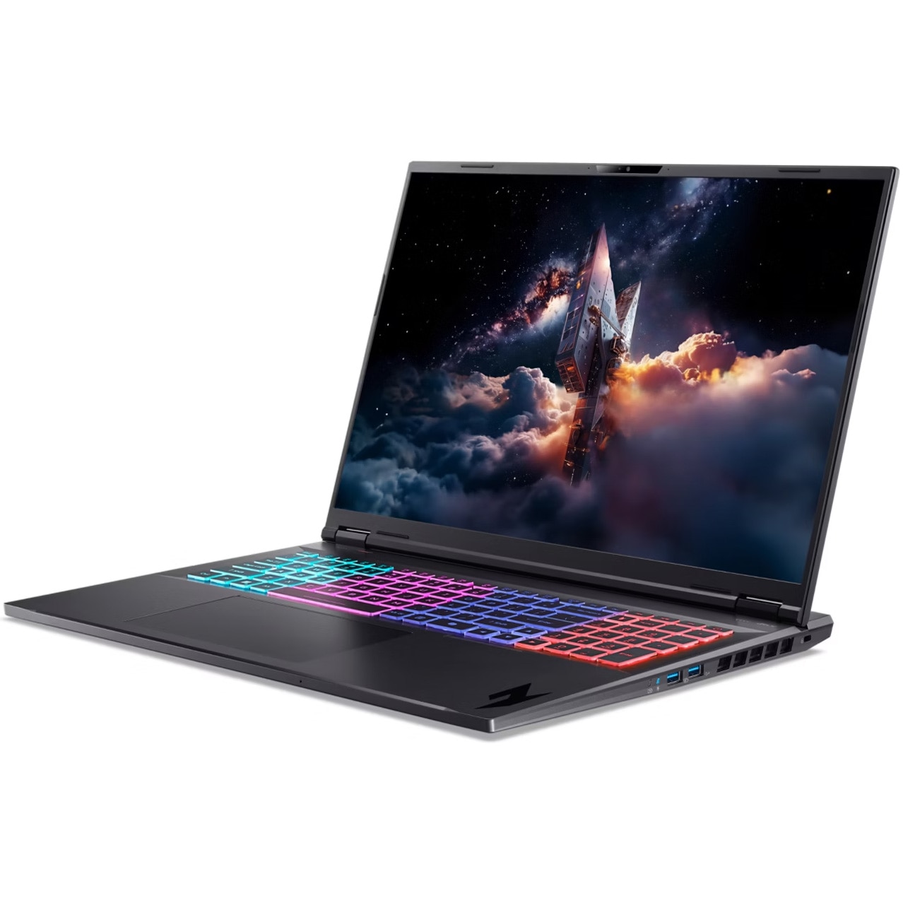 Laptop Gaming Acer Nitro 18 AI AN18-61-R565 cu procesor AMD Ryzen™ AI 5 340 pana la 4.8GHz, 18", WUXGA, IPS, 165Hz, 16GB DDR5 RAM, 1TB SSD, NVIDIA® GeForce RTX™ 5050 8GB GDDR7, No OS, Obsidian Black