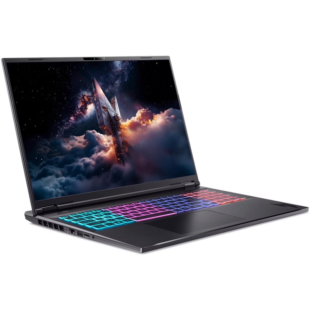 Laptop Gaming Acer Nitro 18 AI AN18-61-R565 cu procesor AMD Ryzen™ AI 5 340 pana la 4.8GHz, 18", WUXGA, IPS, 165Hz, 16GB DDR5 RAM, 1TB SSD, NVIDIA® GeForce RTX™ 5050 8GB GDDR7, No OS, Obsidian Black
