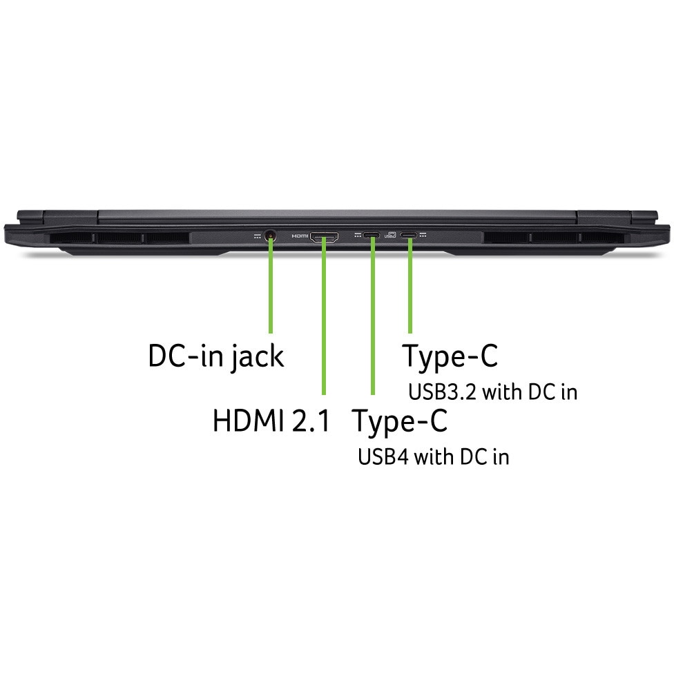 Laptop Gaming Acer Nitro 16S AI AN16S-61-R7LG cu procesor AMD Ryzen™ AI 9 365 pana la 5.0GHz, 16", WUXGA, IPS, 180Hz, 32GB DDR5 RAM, 1TB SSD, NVIDIA® GeForce RTX™ 5060 8GB GDDR7, No OS, Obsidian Black