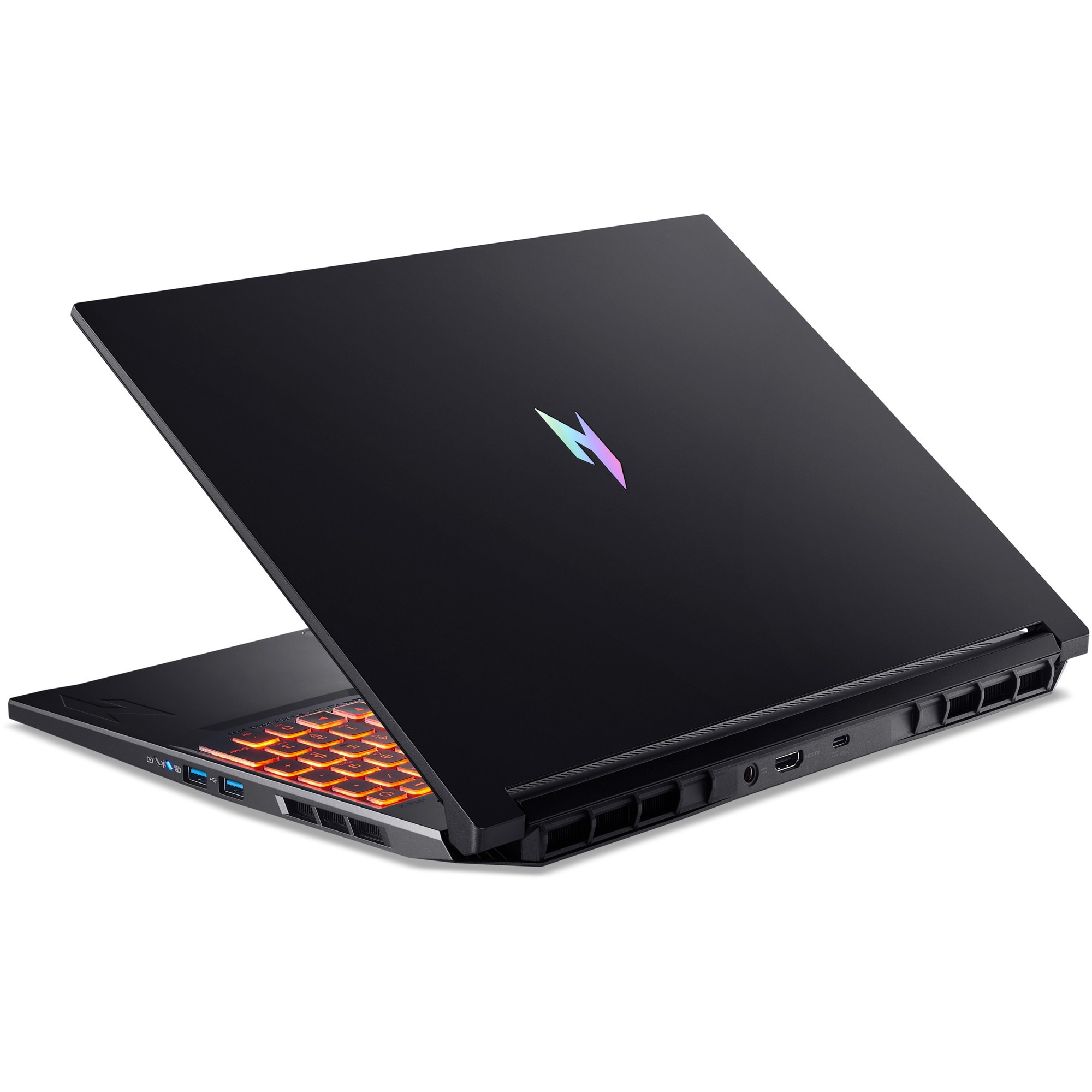 Laptop Acer Gaming Nitro V16 AI ANV16-61-R4T4 cu procesor AMD Ryzen™ AI 5 340 pana la 4.8GHz, 16'' WUXGA, IPS, 165Hz, 16GB DDR5 RAM, 1TB SSD, NVIDIA® GeForce RTX 4050 6GB GDDR6, No OS, Obsidian Black