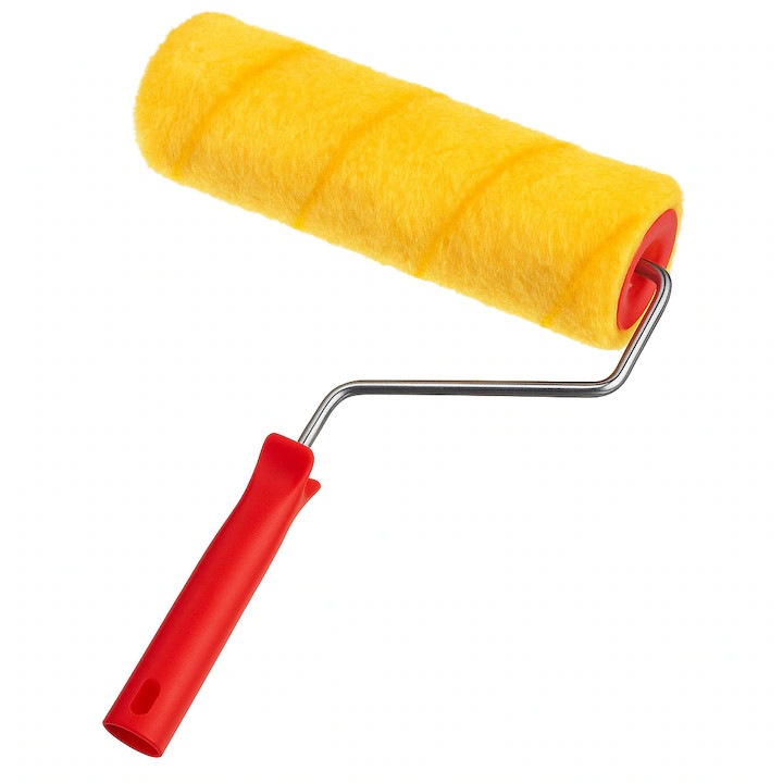 Trafalet DMX 26cm Microfibra Densa, Maner Ergonomic, pentru Vopsea Lavabila