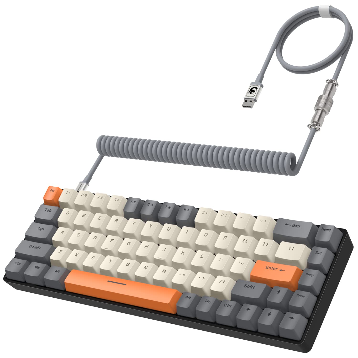 DR1TECH Raven+ Mechanische Gaming Tastatur – TKL, 87 Tasten, RGB, Anti-Ghosting, Für PC/PS4, Schwarz