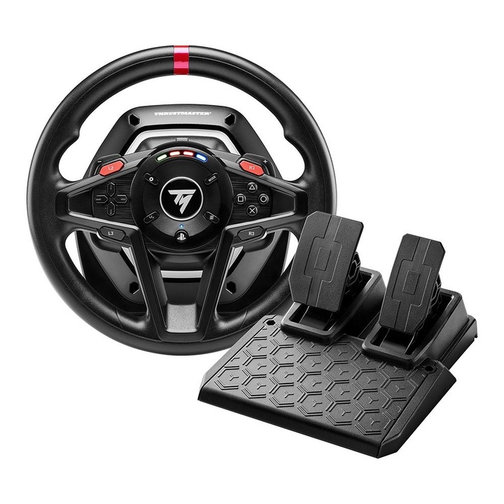 Thrustmaster SimTask Játékkormány és Pedál Szett, Vezetékes, Vibrációs Funkció, PC/PS4/PS5