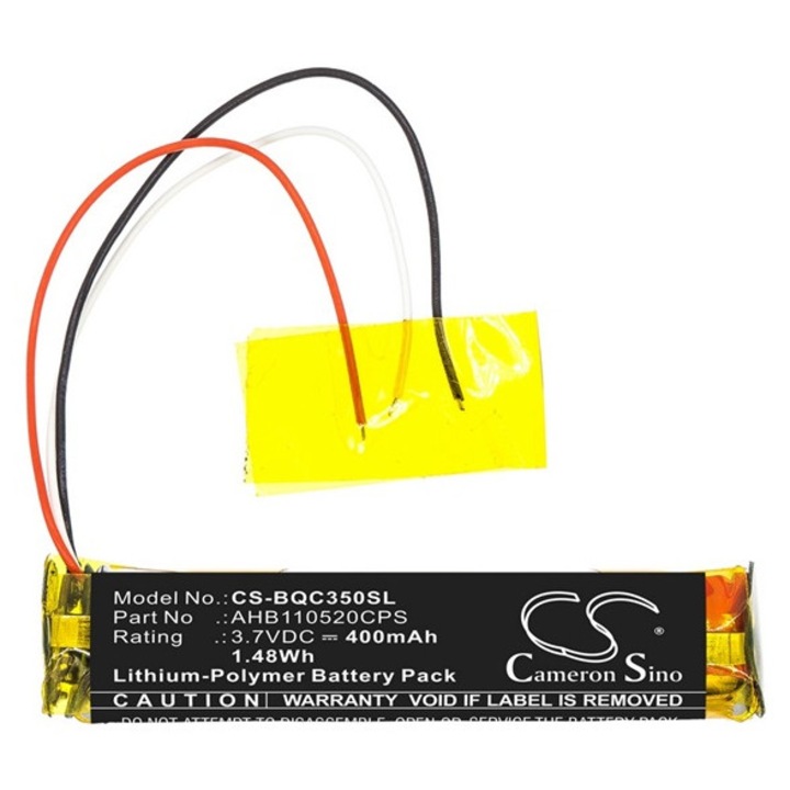 Cameron sino li-polymer akkumulátor, 3.7v, 400mAh, kompatibilis bose ahb110520cps kompatibilis-vel